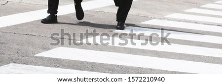 The crossing of the white line