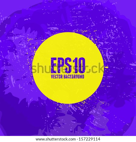 Grungy abstract bright purple background with copy-space. EPS10 file.