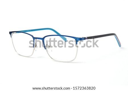Metallic Dioptric Glasses on a white background