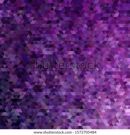Geometric pattern, polygon triangles vector background in purple tones. Illustration pattern