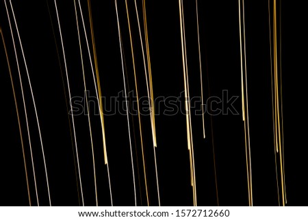 light painting on a black background