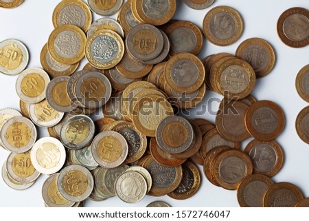 metal turkish money, coins, turkey financing