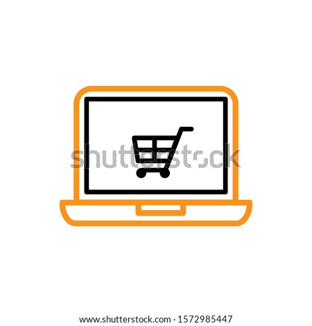 e commerce icon design template trendy Royalty-Free Stock Photo #1572985447