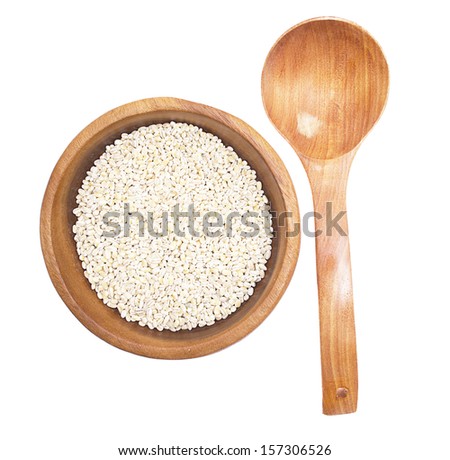 barley isolated on white