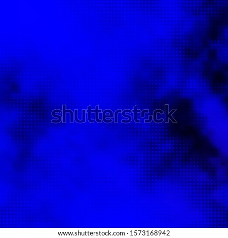 Dark BLUE vector background with spots. Illustration with set of shining colorful abstract spheres. Design for posters, banners.