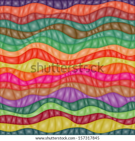 Abstract Design Creativity Background of Colorful Waves, Vector Illustration EPS10