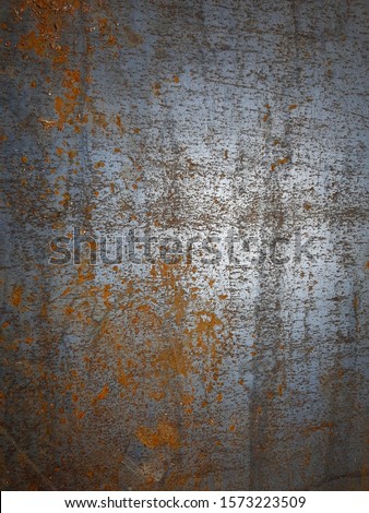 the photo shows rusty metal.  suitable for background