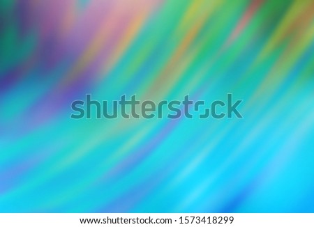 Light Blue, Green vector blurred bright pattern. Abstract colorful illustration with gradient. Completely new design for your business.