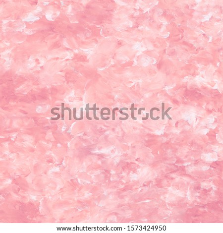 Abstract Hand Painted Pink Acrylic Background