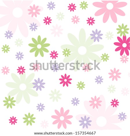 Floral pattern, wallpaper