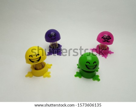 Small Colourful Desktop Monsters Toy