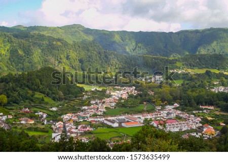 Thermal valley of Furnas, Azores