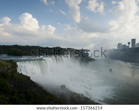 Photo of Niagara Falls from the US side.