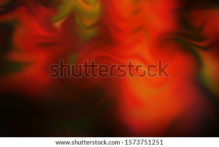 Dark Orange vector colorful blur background. Glitter abstract illustration with gradient design. New design for your business.