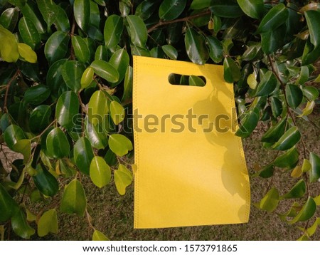 yellow Non Woven ECO Friendly Bag