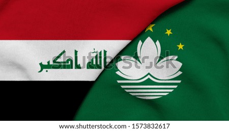 Flag of Iraq and Macao
