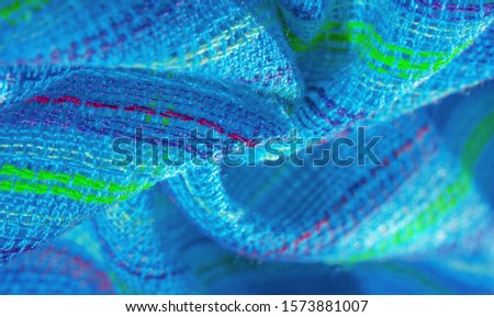 texture, background, pattern, postcard, fabric blue turquoise striped blue green lines, very light elastic knitwear, light shine