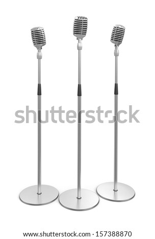 Microphones (clipping path included)
