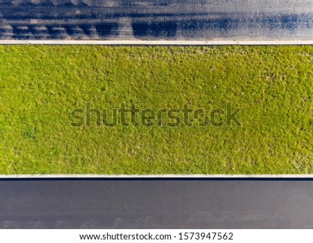 texture of green grass on the lawn