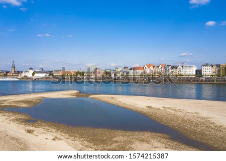 Riverside in Duesseldorf - Germany