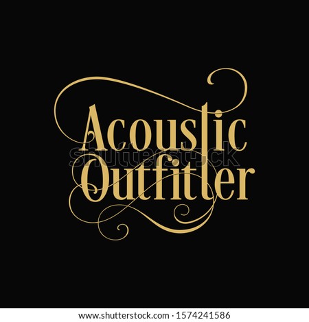 logo design for acoustic outfitter