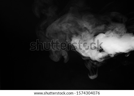 Smoke black &white for background
