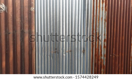 Old zinc roof or Old Zinc sheets