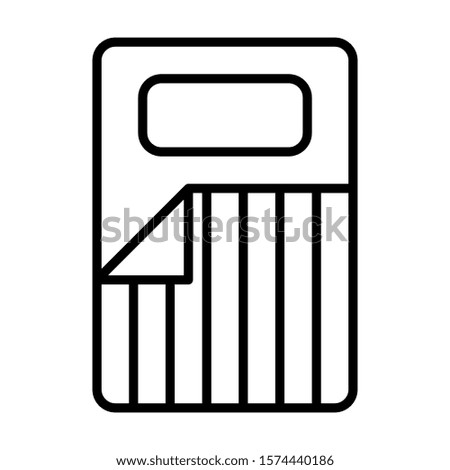 interior furniture household bed icon vector