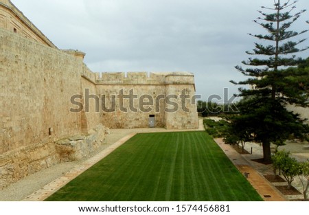 Malta, Mdina, fortifications of Mdina, De Redin Bastion