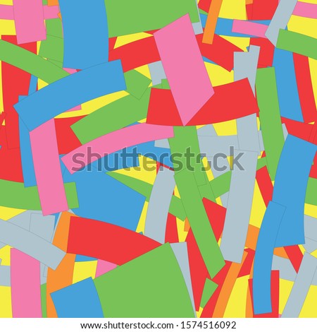 Seamless background from the chaotic colored stripes