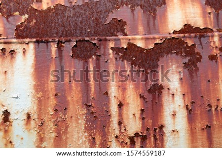 Old Rusted Oil Tank Texture Background