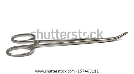 Surgical tool isolated on a white background