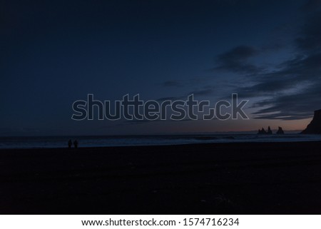 A picture of nice beach view in Iceland.