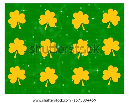 Happy St. Patrick's day - shamrocks