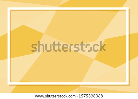 Background template with yellow patterns illustration