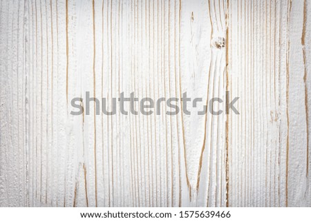 old white natural painted wood surface texture with vignette, background