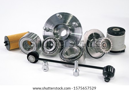 Spare parts for passenger car Royalty-Free Stock Photo #1575657529