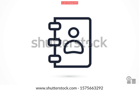 Notepad vector icon. Black illustration isolated for graphic and web design. Notepad vector icon. icon on white background. Notepad vector icon.