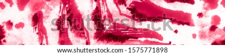 Animal Skin Background. Romantic Zebra Detail. Red Animal Leopard Panoramic. Coral Tiger With Print. Rose Fabric Drawn Safari. Watercolor Paint Textures.