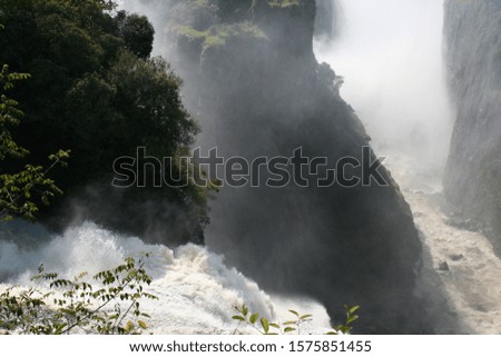 Victoria Falls and Zambezi river