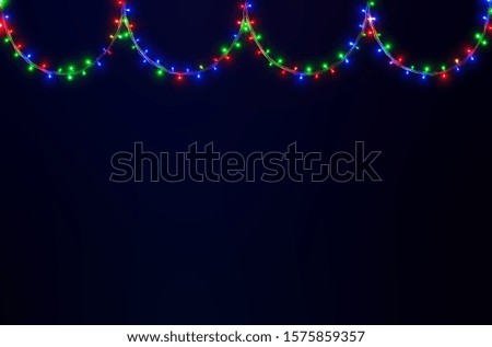 Christmas lights LED decoration background for your holiday, christmas, New Year and celebration theme concept design.
