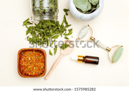 Herds. Dried herbs. Healthy lifestyle
