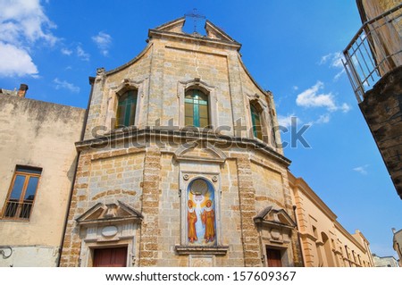 Church of SS. Cosma e Damiano. Mesagne. Puglia. Italy.