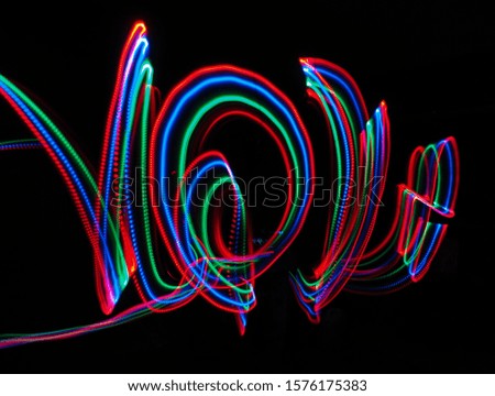 Light painting photography long exposure 