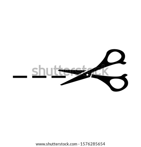 Scissor icon vector in trendy style design