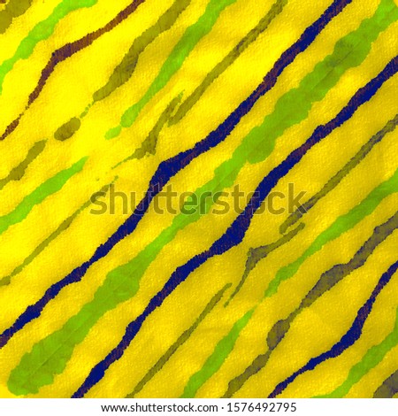 Multicolor Cover Design Concept. Yellow Paintbrush Background. Dirty Modern Artwork. Pop Art Dyed Backround. Dirty Modern Artwork. Yellow Trendy Watercolor.