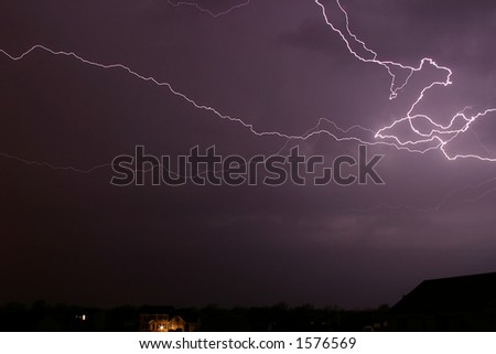 Lightning Thunder Storm Sky