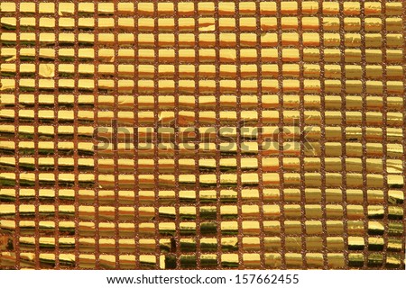 Luxury golden mosaic 