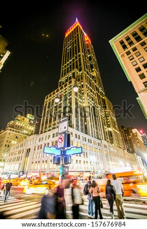 Bright and glowing night streets of New York, Photos from my month tour of America