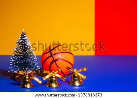 basketball and new year. soprt and christmas